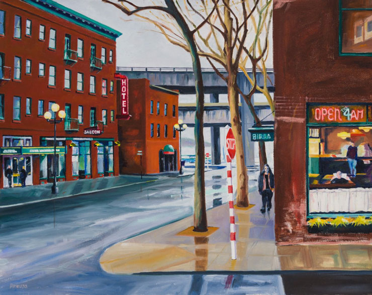 Pioneer Square | Rolf Preuss, Oil Painter, Seattle, WA